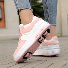 Student Shoes, New Trendy, Featuring Detachable Roller Skate Wheels, Fashionable Shoes for Women