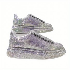 Women's Thick Platform Sneakers with EVA Arch Support & Stability - Low-Top Lace-Up Walking Shoes Suitable for Casual, Office, Travel, Cushioned Sole, PVC Lining, Synthetic Sole, Suitable for Daily Wear and Formal Occasions, Women Shoes