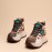 Inner Height Increase Women'S High-top Casual Sneakers | New Versatile Thick-soled Dad Shoes, Lace-up Closure, Solid Color, Superfine Fiber Upper and Insole, Rubber Sole, All-season Use