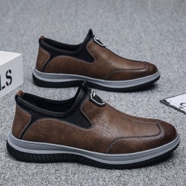 New Autumn Men'S Shoes, Stylish And Trendy Casual Footwear, Comfortable And Versatile Slip-On Shoes