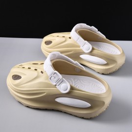 Thick-Soled Clog for Summer | Non-Slip, Wear-Resistant, High-Grade EVA Breathable and Odor-Resistant Beach Couple Closed-Toe