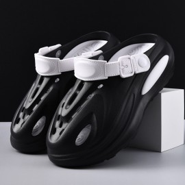Thick-Soled Clog for Summer | Non-Slip, Wear-Resistant, High-Grade EVA Breathable and Odor-Resistant Beach Couple Closed-Toe