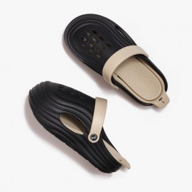 Couple's Clog Shoes for Women Summer New Style Outdoor Non-Slip Breathable EVA Sandals Men's Closed-Toe Thick-Soled Slippers, Women Shoes