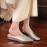 Women's Slip-On Mule Flats - Closed Square Toe Backless Dress Shoes with Cushioned Insole & Sole, All-Season Casual & Dressy Flats for, Semi-Formal, Casual Attire,,,