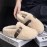 New Women'S Cozy Fleece Mules | Closed-Toe Warm Soft Flat , Indoor & Outdoor Dual-Use, All-Season, Non-Slip, Wear-Resistant, Casual Shoes