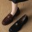 Women'S Korean Style Elegant Slip-On Loafers - Round Toe Flat Sole with Tassel Accent, Glossy EVA Cover Upper & Lining, All-Season Comfortable Casual & Formal Shoes, Hand Washable () - Versatile Everyday Loafers for Women