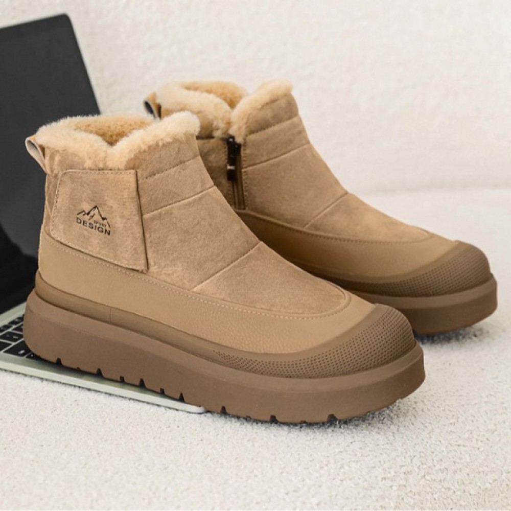 Men'S Japanese Streetwear Skate Sneakers - Chunky Platform Shoes with Thick Cushioned Rubber Sole, Breathable Mid-Top Design, / Brown/Red/ - Lace-Up Urban Shoes for Skateboarding, Everyday & Formal Wear - Durable Rubber Outsole for All-Terrain Grip