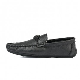 Men's & Beanie Shoes - Slip-On/Lookout Lightweight Upper & PVC Sole Low-Top Sneakers, Casual & Business Shoes Suitable for Driving, Office, Casual Attire - Solid Color Versatile Footwear