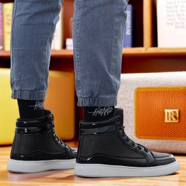 Sneakers, A Pair Of Fashionable And Trendy High Top Casual Sports Shoes for All Seasons, with A Neutral And Fashionable Casual Shimmering Glitter Upper, Suitable for Casual Running And Hiking. High Top Classic Skateboard Shoes, Versatile Lightweight