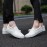Slip-On Sneakers - Slip-On Closure, Synthetic Upper & Cushioned Rubber Sole - Minimalist White Shoes for Men, Women, Teens - Everyday, Formal, Dance - Easy Slip-On Design - Unisex Casual Shoes, Unisex Slipons, Everyday Footwear, Dance Footwear