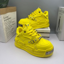 Sneakers, New Bread Shoes with Thick Sole and Height Increasing Versatile White Men's Board Shoes