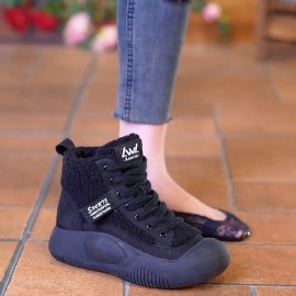 Winter New Shoes Internet Celebrity Hot-Selling White Shoes Student Korean Style Casual Shoes Cold-Proof Warm Women's Shoes with and Thickening