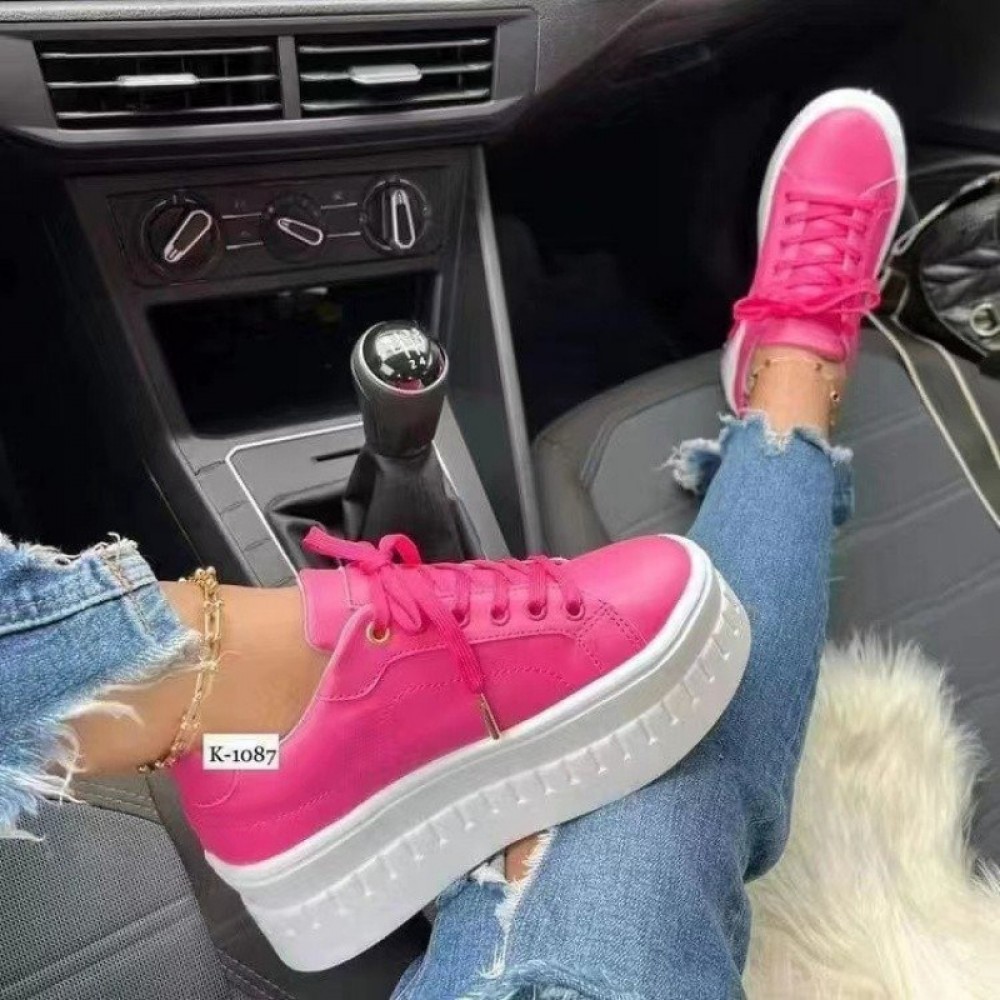 Limited Offer Women'S Comfort Sneakers Spring | Breathable Lightweight Casual Shoes, Lace-up Round Toe, Low Top, Solid Color, EVA Upper, PVC Inner, Rubber Sole | Hand Wash or Professional Dry Clean
