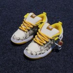 Men's & Women's Chunky Platform Sneakers - Heavy-Duty PU Sole Skate Shoes with Beige/Yellow/White/Golden Chunky Height Increase, Lace-Up Low-Top Casual Sports Shoes for, All-Season Wear (No Heel Lifts/Easy-Care)