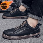 Winter Hot-Selling White Sneakers | Trendy Warm Thickened Padded, Low Top, Slip-On, Perfect for All