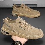 Men'S Slip-On Sneakers - Low-Top Casual Shoes with Synthetic Upper, Cushioned Rubber Sole - Minimalist Everyday Shoes for Office, Outings, Gym - Easy-Clean Laceless Design - Compatible with Men'S Clothing