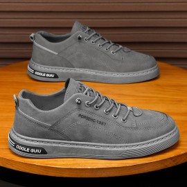 Men'S Slip-On Sneakers - Low-Top Casual Shoes with Synthetic Upper, Cushioned Rubber Sole - Minimalist Everyday Shoes for Office, Outings, Gym - Easy-Clean Laceless Design - Compatible with Men'S Clothing