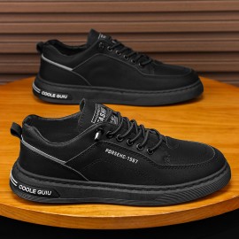 Men'S Slip-On Sneakers - Low-Top Casual Shoes with Synthetic Upper, Cushioned Rubber Sole - Minimalist Everyday Shoes for Office, Outings, Gym - Easy-Clean Laceless Design - Compatible with Men'S Clothing