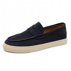 Men's & Unisex Low-Top Loafers - Slip-On/Lace-Up Anti-Slip Sneakers with PVC Sole, Summer Casual Shoes Suitable for Office, Semi-Formal Wear - Low-Top Loafers