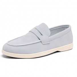 Illy Flat Versatile Slip-On Men'S Shoes | Business Casual Loafers, Korean Fashion Trend, Low Top, Upper, PVC Sole, Fabric Insole